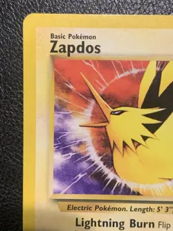 Zapdos #23 Pokemon TCG Black Star Promo WOTC LP - Image 2