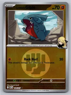 Cynthia's Gible (Energy Symbol) 109/217 Ascended Heroes Pokemon Reverse Holo NM - Image 1