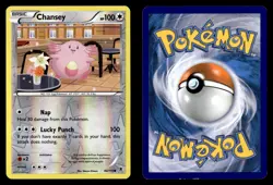 Chansey 80/119 Reverse Holo Common Phantom Forces Pokemon Card - Image 1