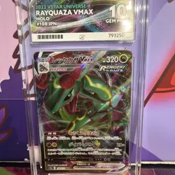 Pokemon PSA 10 Rayquaza VMAX 108/172 RR VSTAR Universe s12a Japanese - Image 1