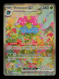 Pokemon Card Venusaur ex 198/165 151 English Special Illustration Rare NM 2023 - Image 1