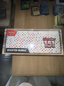 Pokemon 151 Scarlet and Violet Booster Bundle Sealed Case Display With Acrylic - Image 5