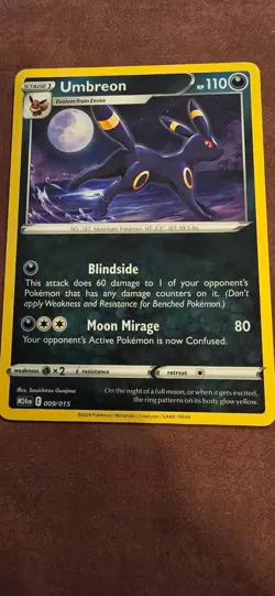 Umbreon 009/015 Promo McDonald's Promos 2024 Pokemon Near Mint - Image 1