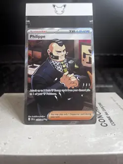 Pokemon TCG - Philippe 110/086 Holo Ultra Rare Chaos Rising Full Art English - Image 1