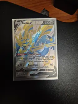 Shiny Zacian V (SWSH292) Black Star Promo - Pokemon TCG - Image 1