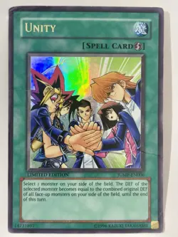 Unity JUMP-EN006 Ultra Rare Limited Edition Yu-Gi-Oh! DMG Shonen Jump Promo - Image 1