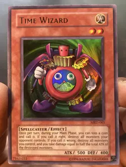 Time Wizard NM MRD-065 Metal Raiders Unlimited Yugioh - Image 1