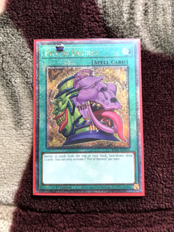 YU-GI-OH! POT OF DESIRES - RA01-EN056 - QUARTER CENTURY (US PRINT NM/M) - Image 1
