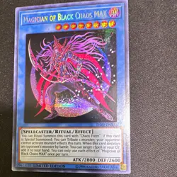 Yu-Gi-Oh! Magician of Black Chaos MAX TN19-EN002 Secret Rare Foil Eng 2800/2600 - Image 1