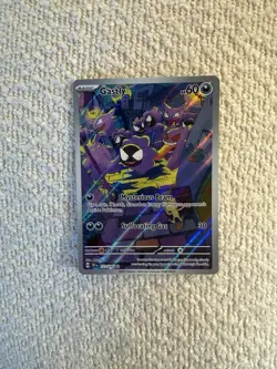 Pokemon TCG Gastly Illustration Rare Temporal Forces 177/162 Near Mint Condition - Image 1