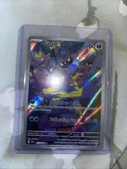 Pokemon TCG Gastly Illustration Rare Temporal Forces 177/162 Mint Condition - Image 2