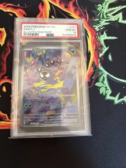 Gastly Illustration Rare Holo Card 177/162 Temporal Forces Mint Condition Psa 10 - Image 1