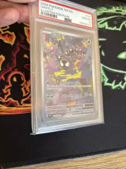 Gastly Illustration Rare Holo Card 177/162 Temporal Forces Mint Condition Psa 10 - Image 2