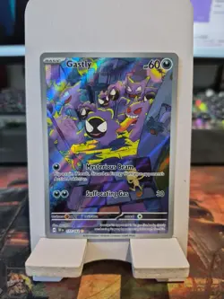 Pokemon TCG Gastly Illustration Rare Temporal Forces 177/162 Mint Condition - Image 1