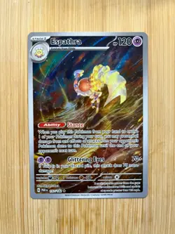 Espathra 197/182 Paradox Rift Pokemon TCG Card Full Art Illustration Rare ENG - Image 1
