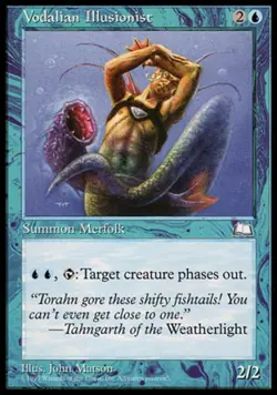 Vodalian Illusionist - Light Play MTG Weatherlight - Image 1