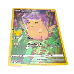 Pikachu 005/025 Celebrations Holo Rare Full Art Pokemon Card NM 25th Anniversary - Image 5