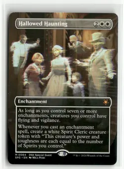 Hallowed Haunting Borderless - Special Guests MTG Lightly Played - Image 1