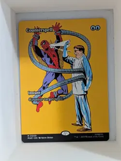 Counterspell (0009) Borderless - Spider-Man - MTG - Image 1