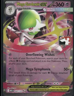 Mega Gardevoir ex 060/132 Holo Double Rare Prize Pack Series Cards Pokemon LP - Image 1