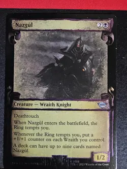 Wizards of the Coast MTG Nazgul 0727 FOIL. Crease On Card (3rd Picture) - Image 1