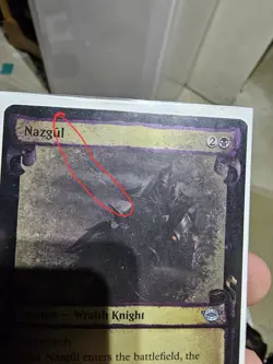 Wizards of the Coast MTG Nazgul 0727 FOIL. Crease On Card (3rd Picture) - Image 3