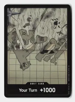 DON!! Card (Sky Island Map) Adventure on Kami's Island One Piece Foil NM - Image 1