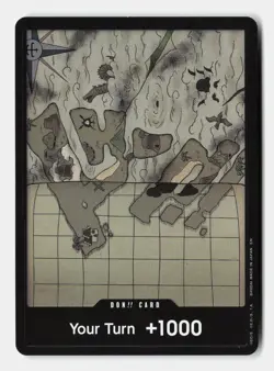 DON!! Card (Sky Island Map) Adventure on Kami's Island One Piece Foil NM - Image 1