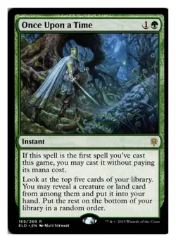 Magic MTG Once Upon a Time 169 R Promo Pack: Throne of Eldraine Card Near Mint - Image 1