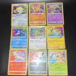 Vivid Voltage Amazing Rare Holo 9-Card Lot - Jirachi Rayquaza Zacian - Image 1
