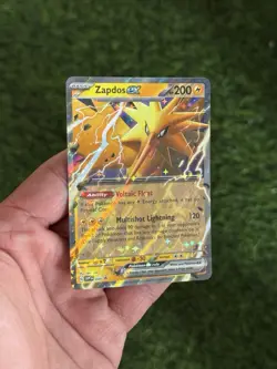 Zapdos ex - 049 Promo SV: Scarlet & Violet Promo Cards Holo SVP LP - Image 2