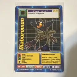 Diaboromon Mo-12 Digimon Movie Promo Card 2000 - Image 1