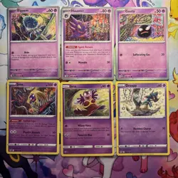 Tomokazu Komiya Psychic-type 6 Card Lot - Non-holo - Image 1