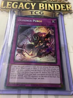Yugioh Dominus Purge Collectors Rare 1st Edition RA05-EN150 Near Mint - Image 1