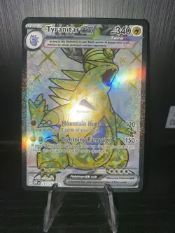 Pokemon TCG - Tyranitar ex - 211/197 Obsidian Flames - Secret Rare Full Art - Image 1