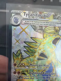 Pokemon TCG - Tyranitar ex - 211/197 Obsidian Flames - Secret Rare Full Art - Image 2