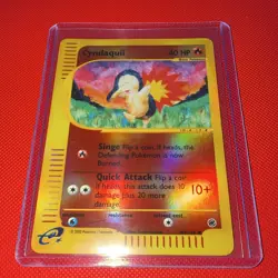 Pokemon TCG Cyndaquil 104/165 Expedition Base Set Reverse Holo English NM - Image 2