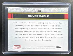 2026 Topps Chrome Marvel Comics Silver Sable #158 Red RayWave Refractor 3/5 - Image 2