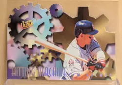 1996 Fleer Ultra HITTING MACHINE #8 Tim Salmon SUPER RARE DIE CUT INSERT 1:288 - Image 1