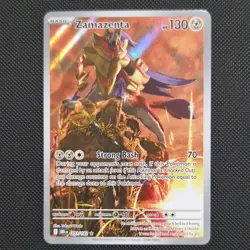 Pokemon TCG Zamazenta Destined Rivals Illustration Rare - Image 1