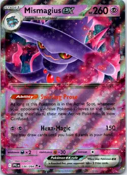 Mismagius ex - 036/094 ME02: Phantasmal Flames Double Rare Holo NM - Image 1