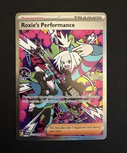 Roxie's Performance 121/086 Full Art Holo Ultra Rare Trainer - Image 1