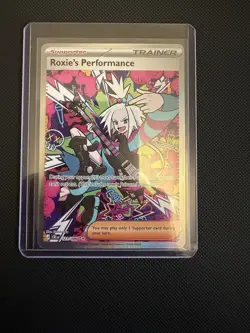 Roxie's Performance 121/086 Full Art Holo Ultra Rare Trainer - Image 3