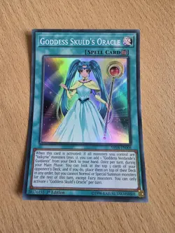 Goddess Skuld's Oracle - SHVA-EN008 - Super Rare 1st Edition - Image 1