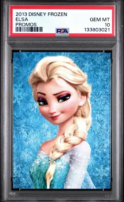 2013 Disney Frozen Promos Elsa Rookie Card PSA 10 Gem Mint 1st Edition*RARE**021 - Image 1