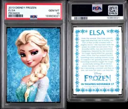 2013 Disney Frozen Promos Elsa Rookie Card PSA 10 Gem Mint 1st Edition*RARE**021 - Image 3
