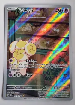 Pokemon TCG Fidough Scarlet & Violet Base Set 213/198 Holo Illustration Rare - Image 1