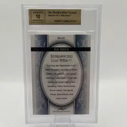 2010 Leaf MMA Jon Jones Silver Background Autograph Red #AU-JJ1 BGS 9.5 - Image 2