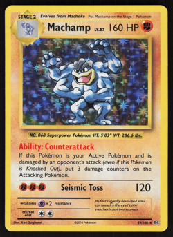 Pokemon TCG - Evolutions - Machamp 59/108 Holo - P - Image 1