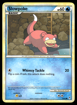 Pokemon TCG - Call of Legends - Slowpoke 70/95 - P - Image 1
